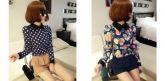 New Arrival Korea Lapel Pleated Blouse